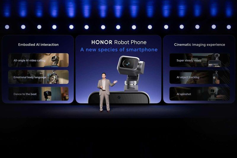  一口气发布机器人手机、折叠屏新旗舰、人形机器人，李健MWC炸场：荣耀要让AI长出手脚 新闻
