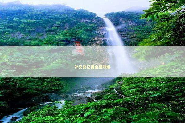 外交部记者会趣味版 新闻