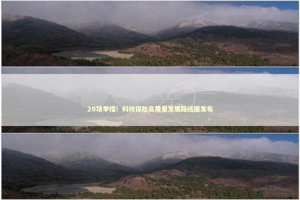 20项举措！科技保险高质量发展路线图发布 新闻