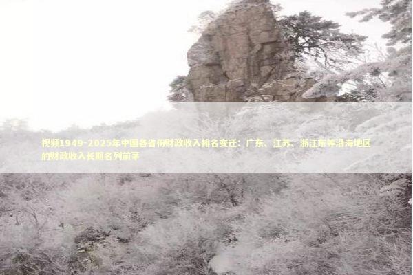 视频1949-2025年中国各省份财政收入排名变迁：广东、江苏、浙江东等沿海地区的财政收入长期名列前茅