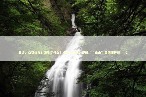 黄金、白银爆发！发生了什么？中东，最新！伊朗：“重击”美国驱逐舰！_2 新闻