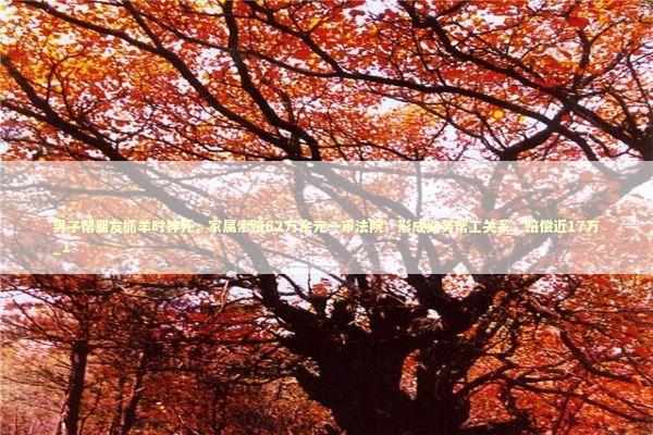 男子帮朋友抓羊时猝死，家属索赔62万余元一审法院：形成义务帮工关系，赔偿近17万_1 新闻