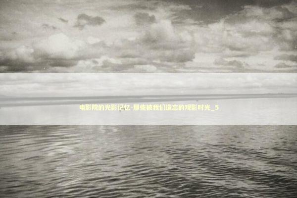 电影院的光影记忆-那些被我们遗忘的观影时光_5 新闻