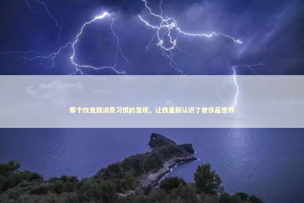 那个改变我消费习惯的发现，让我重新认识了奢侈品世界 时尚用品